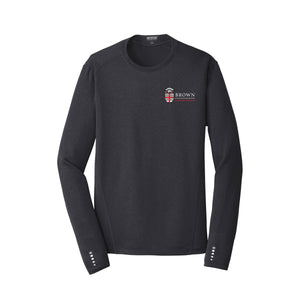 OGIO - Mens Long Sleeve Pulse Crew : Brown Medicine