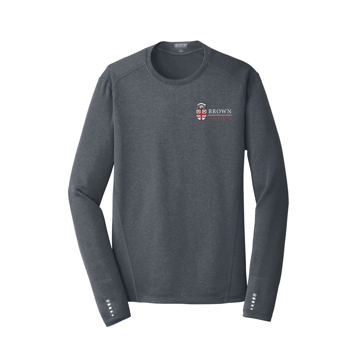 OGIO - Mens Long Sleeve Pulse Crew : Brown Medicine