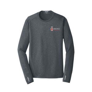 OGIO - Mens Long Sleeve Pulse Crew : Brown Medicine