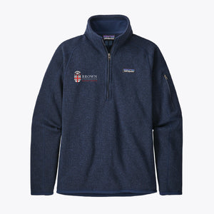 Patagonia - Women's Better Sweater Quarter Zip Fleece: Brown Medicine