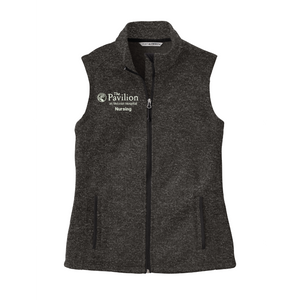 Port Authority Women's Sweater Fleece Vest - Pavilion at McLean Hospital Nursing