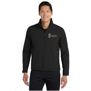 J317 Mens Port Authority® Core Soft Shell Jacket. Brown Pediatrics