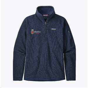 Patagonia - Women's Better Sweater Quarter Zip Fleece: Brown Pediatrics