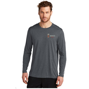 OGIO - Mens Long Sleeve Pulse Crew : Brown Pediatric