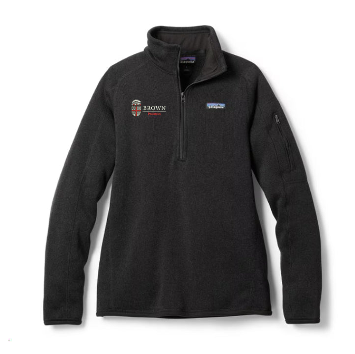 Patagonia - Women's Better Sweater Quarter Zip Fleece: Brown Pediatrics