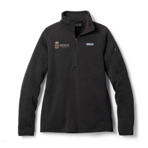 Patagonia - Women's Better Sweater Quarter Zip Fleece: Brown Pediatrics