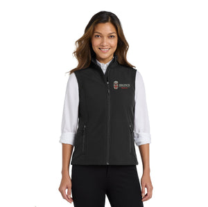 L325  Ladies Port Authority® Women's Core Soft Shell Vest. Brown Pediatrics